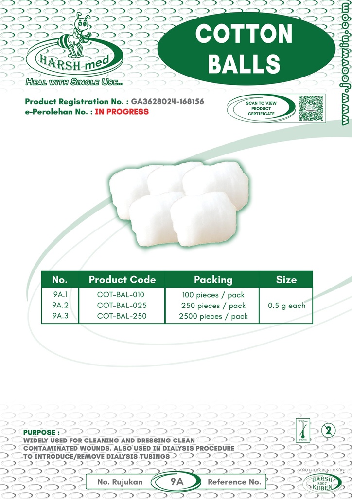 Non-Sterile Cotton Balls