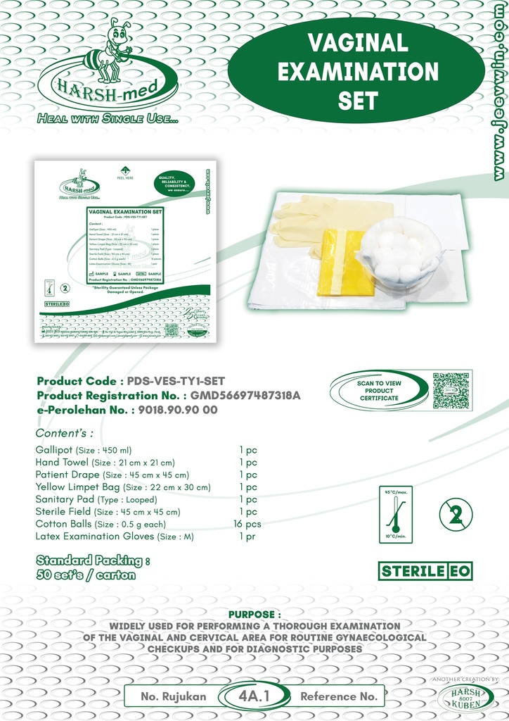 Vaginal Examination Set