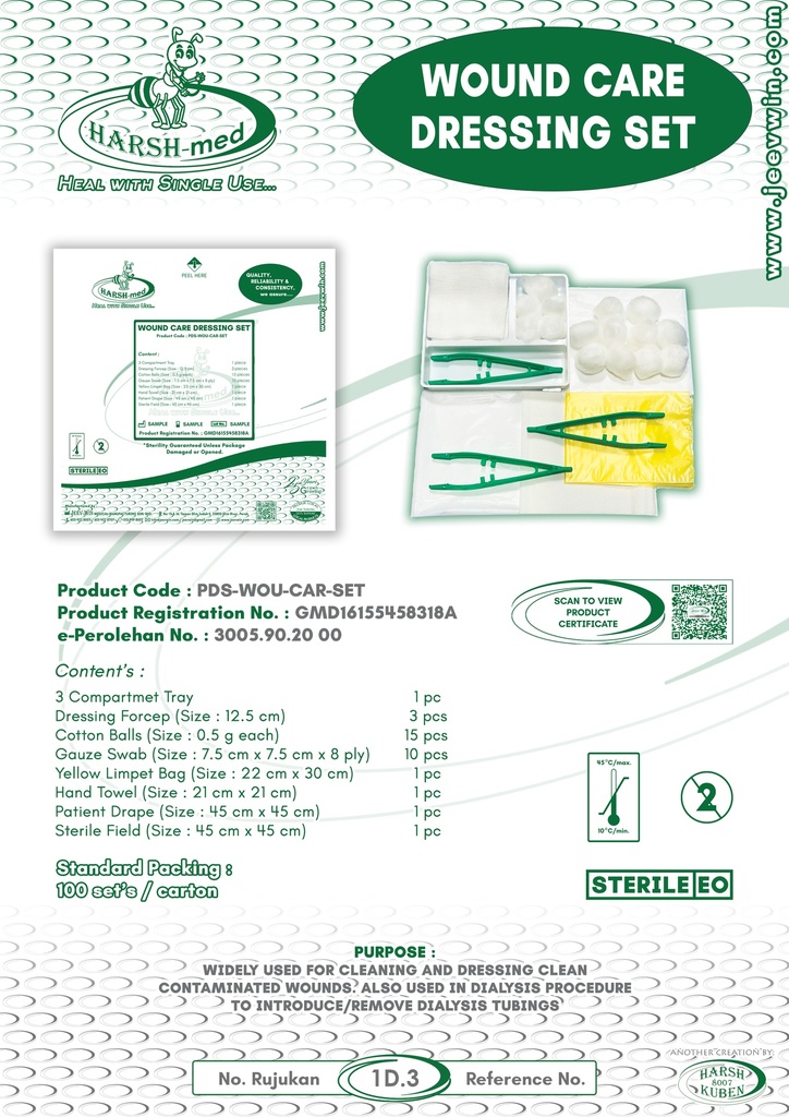 Wound Care Dressing Set